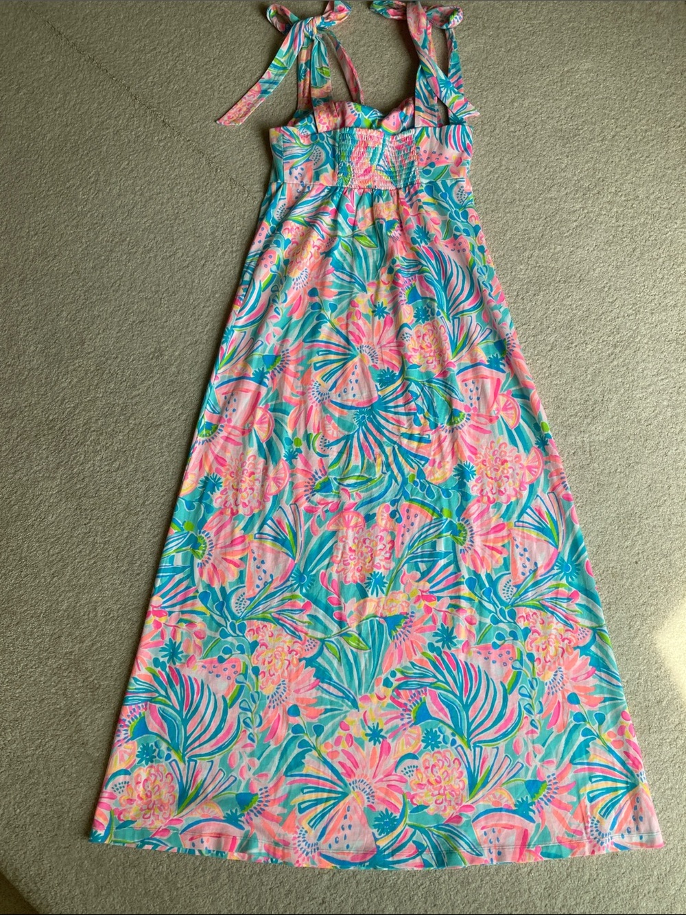 Lily Pulitzer Maleka maxi dress in tropical punch print - Picture 6 of 9